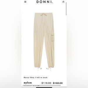 Donni nylon pants